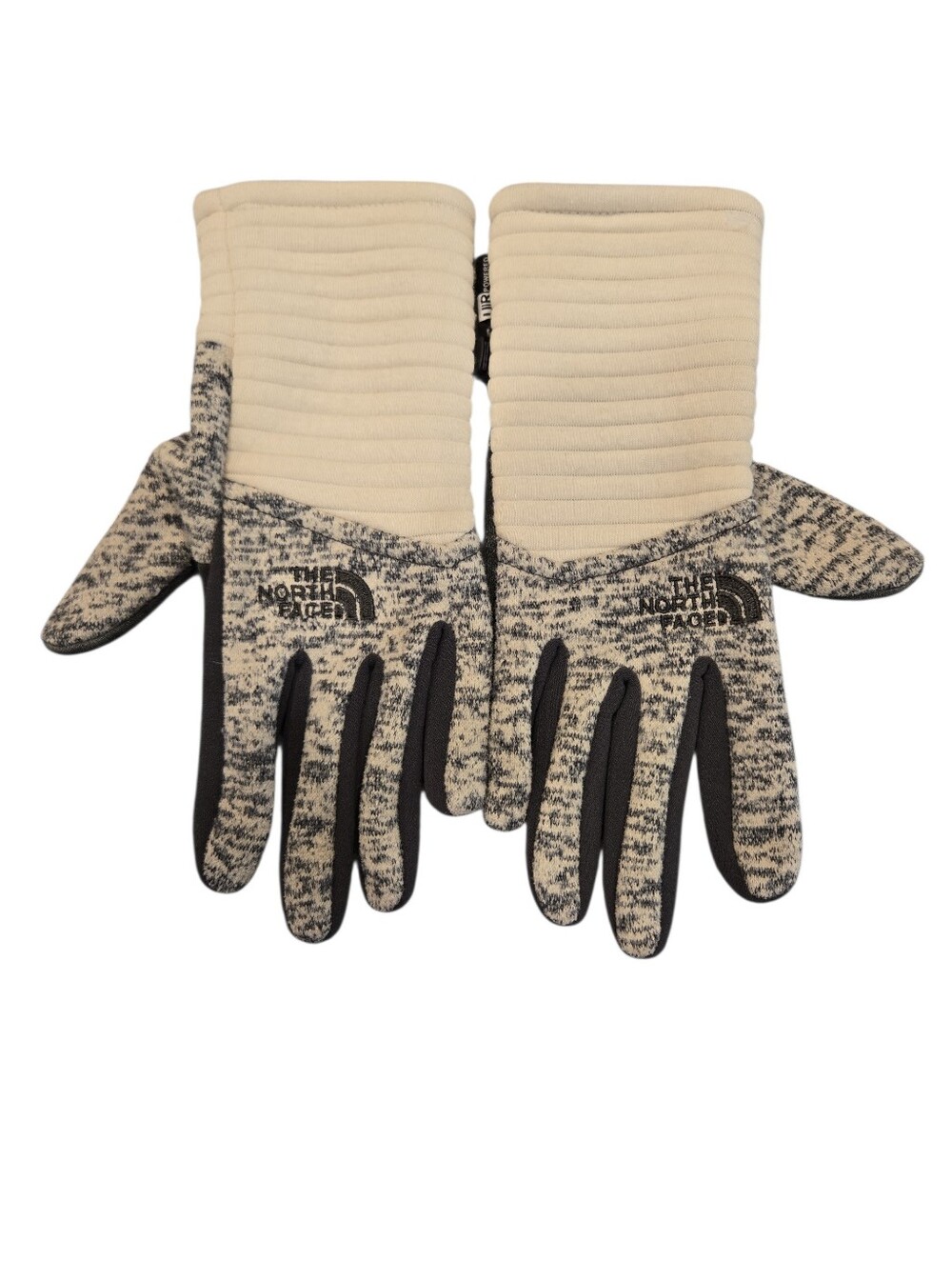 THE NORTH FACE WOMEN'S COZY ETIP INDI GLOVES. NO SZ TAG BUT SHOULD FIT A SM.